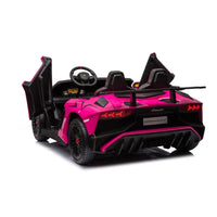 24V Lamborghini Aventador 2 Seater Ride On Car for Kids: Advanced Brushless Motor & Differential for High-Octane Fun - BIG FRENCHIES