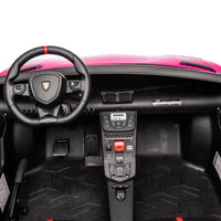 24V Lamborghini Aventador 2 Seater Ride On Car for Kids: Advanced Brushless Motor & Differential for High-Octane Fun - BIG FRENCHIES