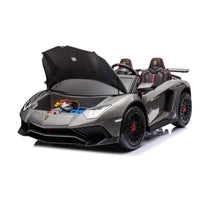 24V Lamborghini Aventador 2 Seater Ride On Car for Kids: Advanced Brushless Motor & Differential for High-Octane Fun - BIG FRENCHIES