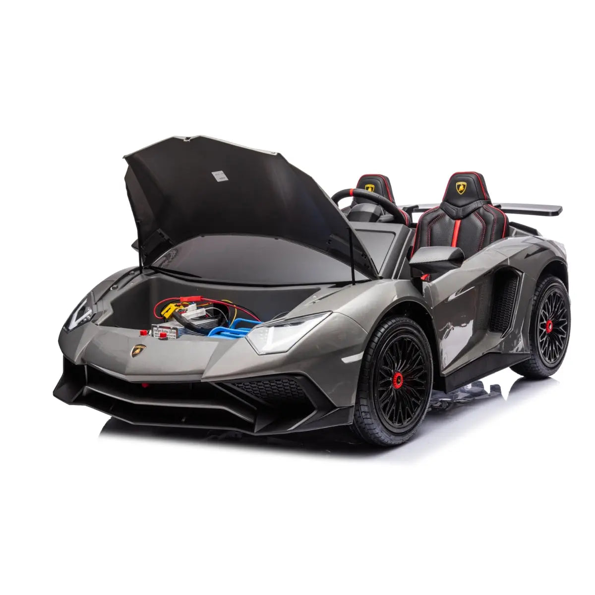 24V Lamborghini Aventador 2 Seater Ride On Car for Kids: Advanced Brushless Motor & Differential for High-Octane Fun - BIG FRENCHIES