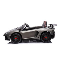24V Lamborghini Aventador 2 Seater Ride On Car for Kids: Advanced Brushless Motor & Differential for High-Octane Fun - BIG FRENCHIES