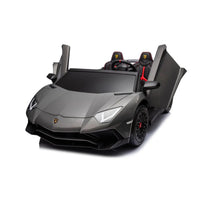 24V Lamborghini Aventador 2 Seater Ride On Car for Kids: Advanced Brushless Motor & Differential for High-Octane Fun - BIG FRENCHIES