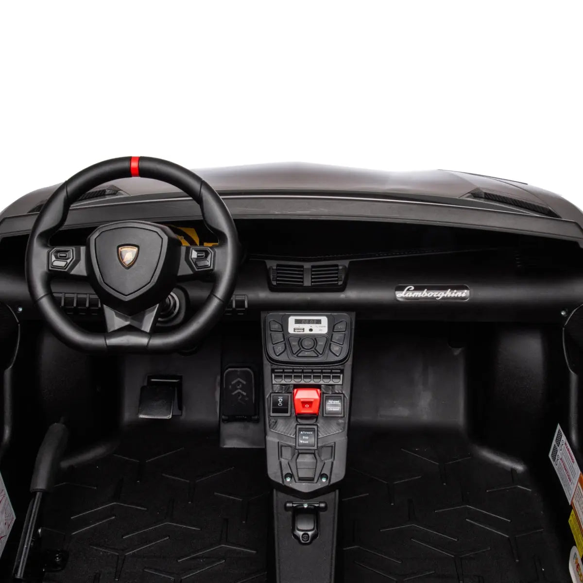 24V Lamborghini Aventador 2 Seater Ride On Car for Kids: Advanced Brushless Motor & Differential for High-Octane Fun - BIG FRENCHIES