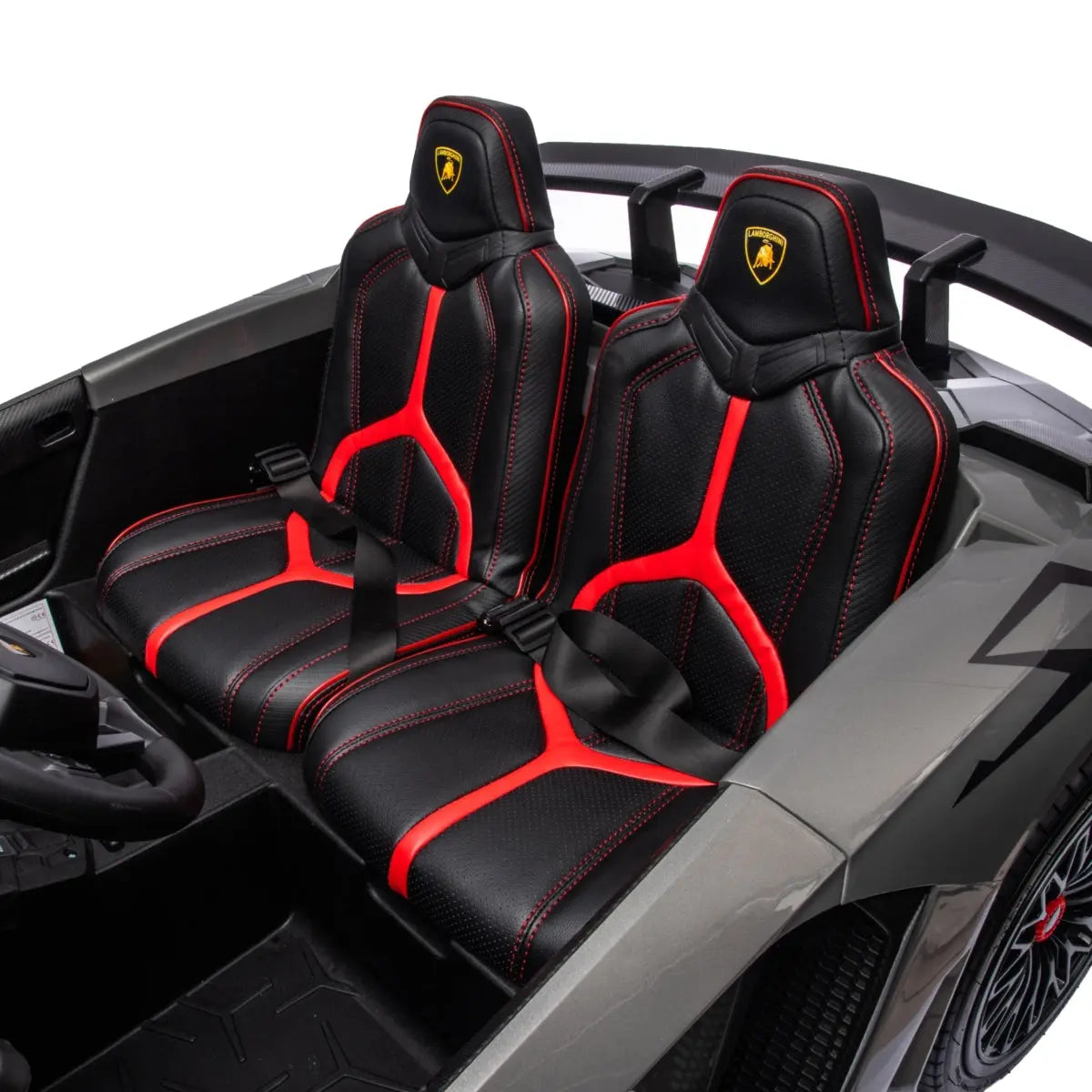 24V Lamborghini Aventador 2 Seater Ride On Car for Kids: Advanced Brushless Motor & Differential for High-Octane Fun - BIG FRENCHIES