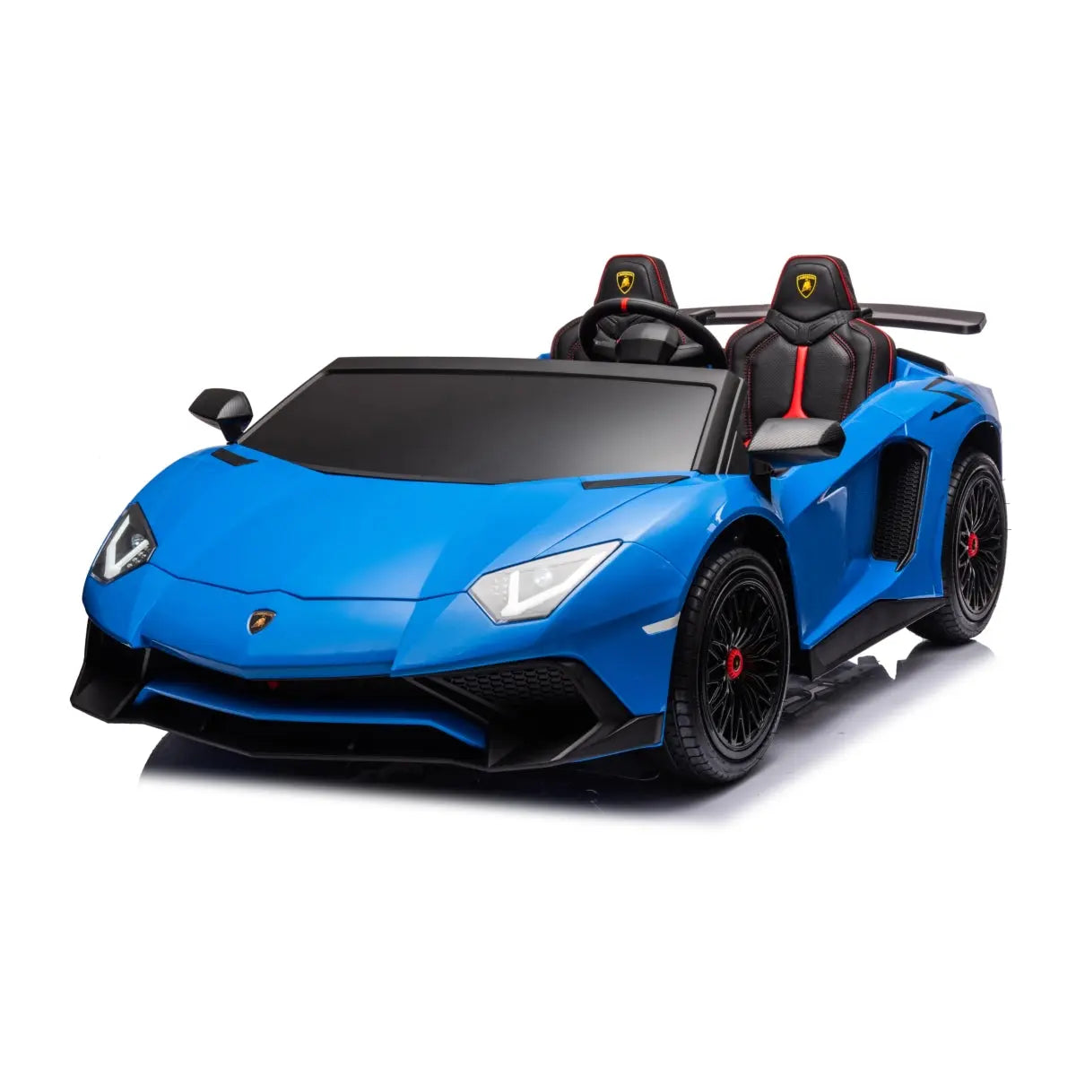 24V Lamborghini Aventador 2 Seater Ride On Car for Kids: Advanced Brushless Motor & Differential for High-Octane Fun - BIG FRENCHIES