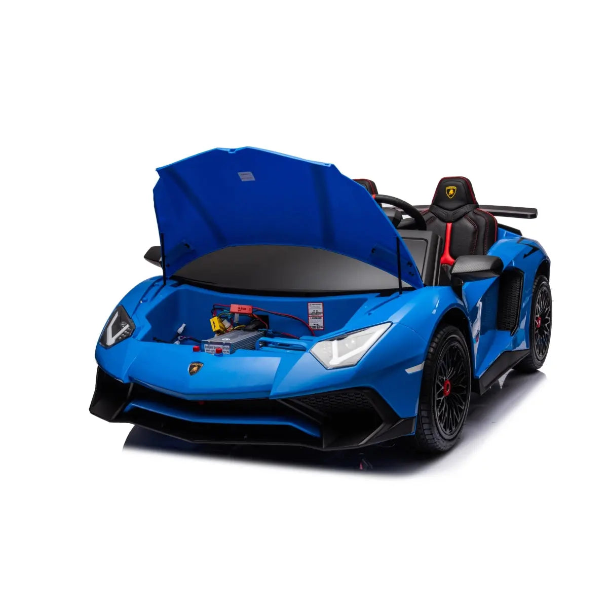 24V Lamborghini Aventador 2 Seater Ride On Car for Kids: Advanced Brushless Motor & Differential for High-Octane Fun - BIG FRENCHIES