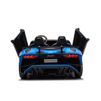 24V Lamborghini Aventador 2 Seater Ride On Car for Kids: Advanced Brushless Motor & Differential for High-Octane Fun - BIG FRENCHIES