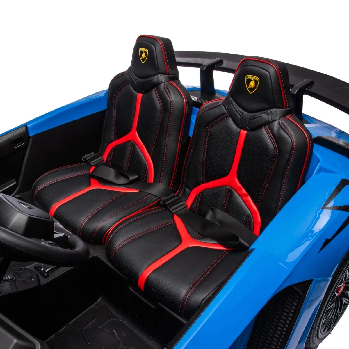 24V Lamborghini Aventador 2 Seater Ride On Car for Kids: Advanced Brushless Motor & Differential for High-Octane Fun - BIG FRENCHIES