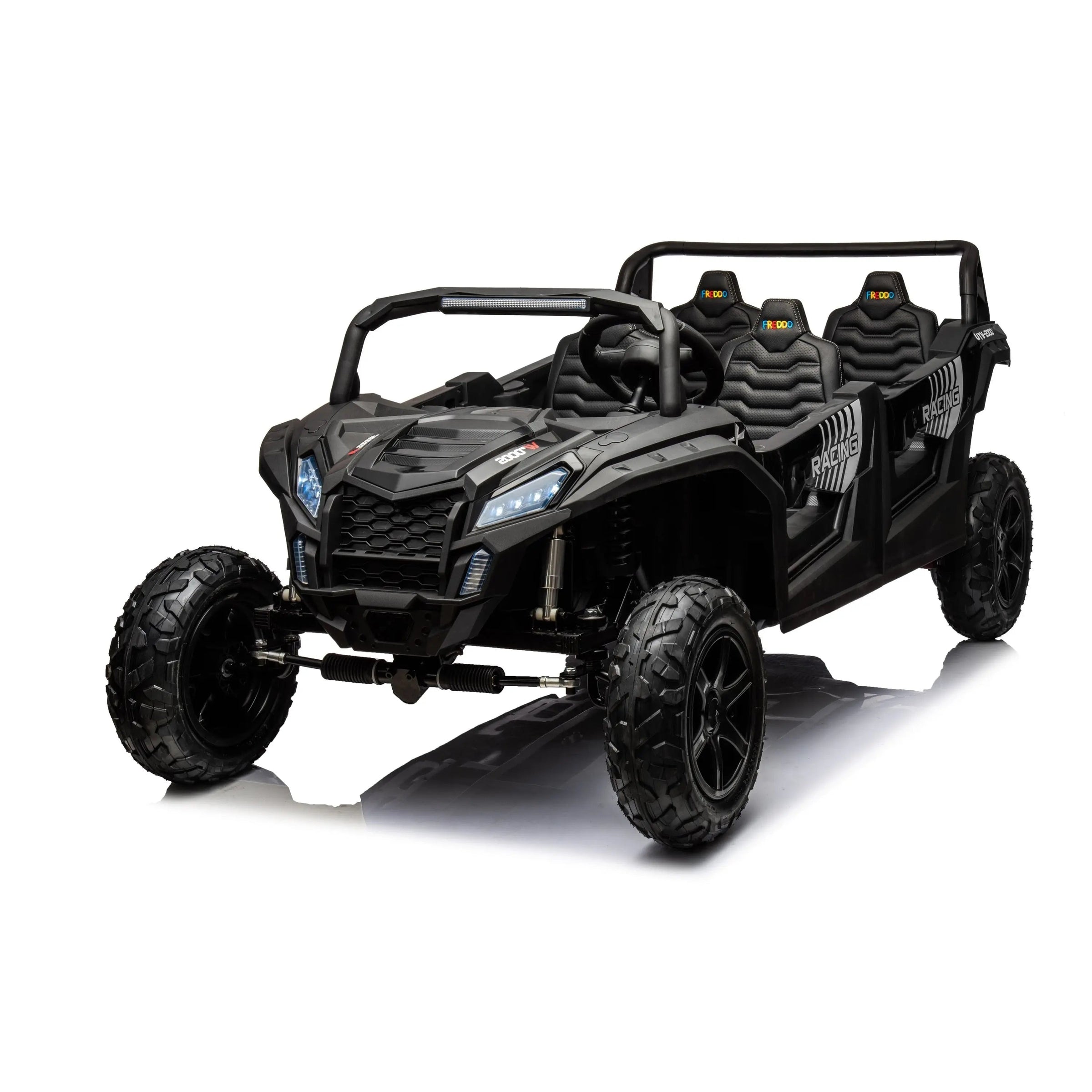 48V Freddo Beast XL: World's Fastest Kids' 4-Seater Dune Buggy with Advanced Brushless Motor & Precision Differential - BIG FRENCHIES
