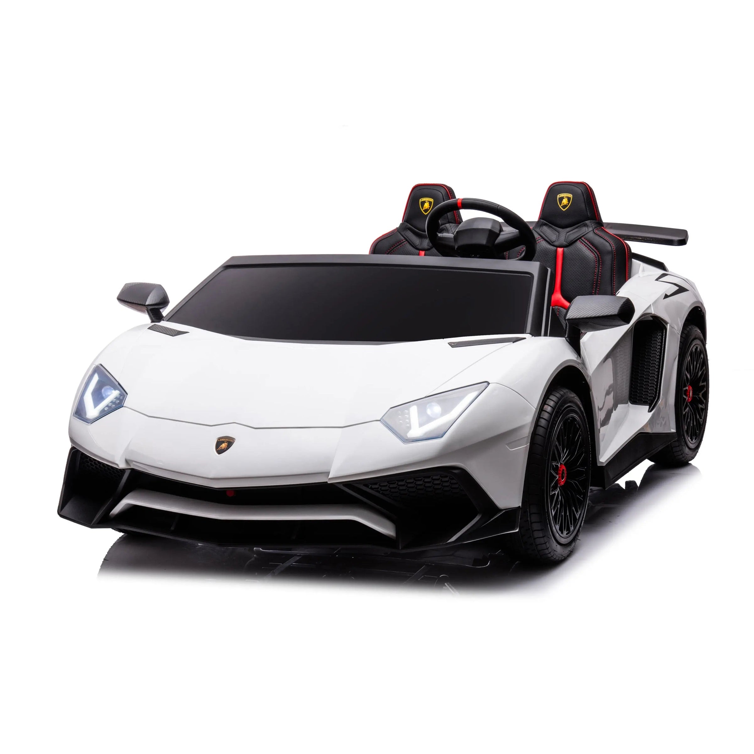 24V Lamborghini Aventador 2 Seater Ride On Car for Kids: Advanced Brushless Motor & Differential for High-Octane Fun - BIG FRENCHIES
