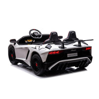 24V Lamborghini Aventador 2 Seater Ride On Car for Kids: Advanced Brushless Motor & Differential for High-Octane Fun - BIG FRENCHIES