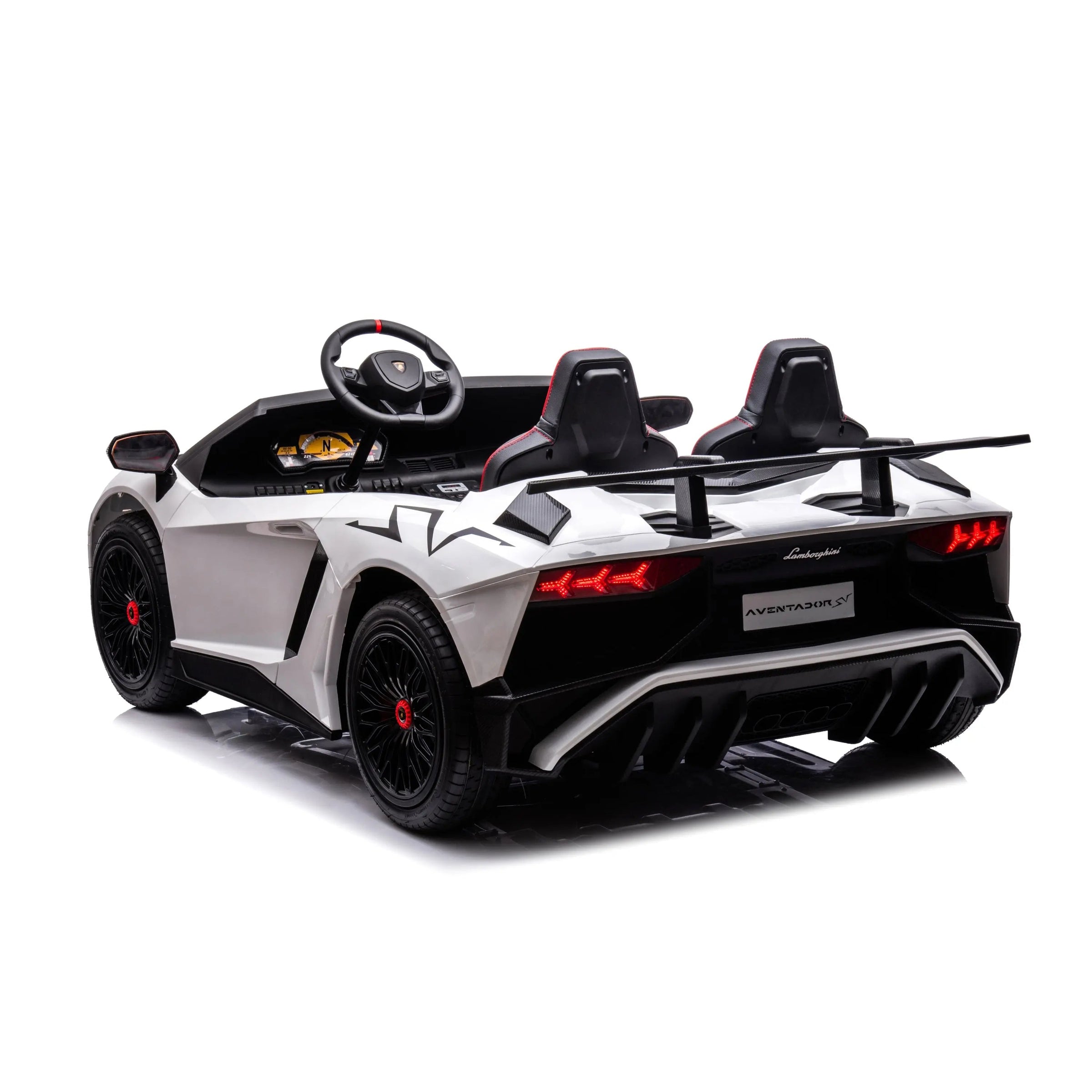 24V Lamborghini Aventador 2 Seater Ride On Car for Kids: Advanced Brushless Motor & Differential for High-Octane Fun - BIG FRENCHIES