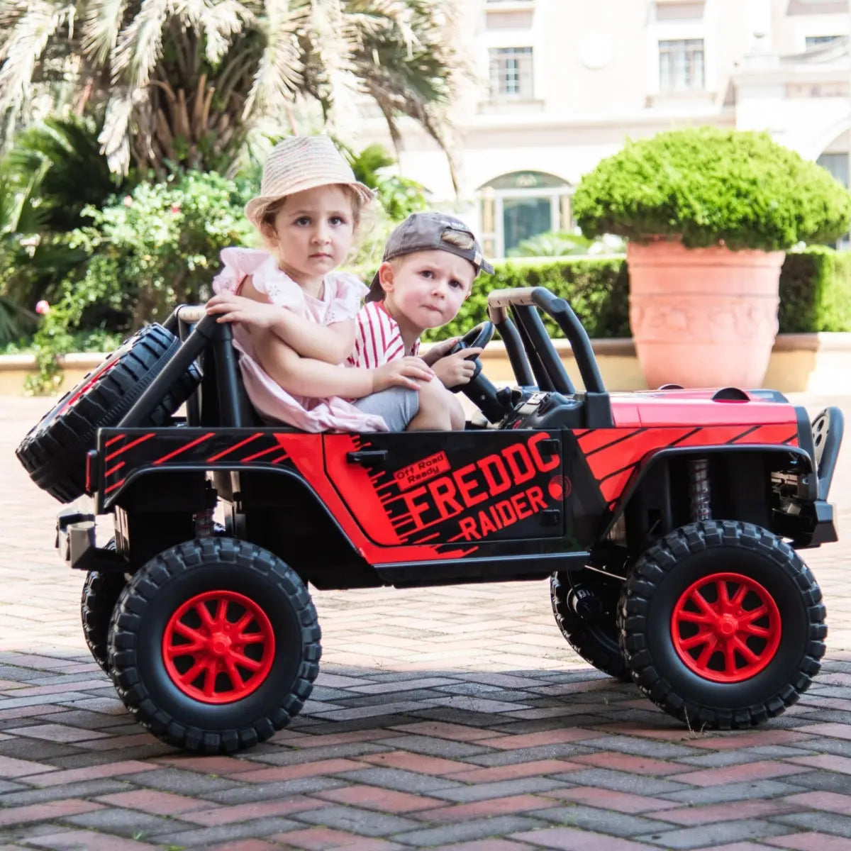 24V Jeep Freddo Raider 2 Seater Ride On - BIG FRENCHIES