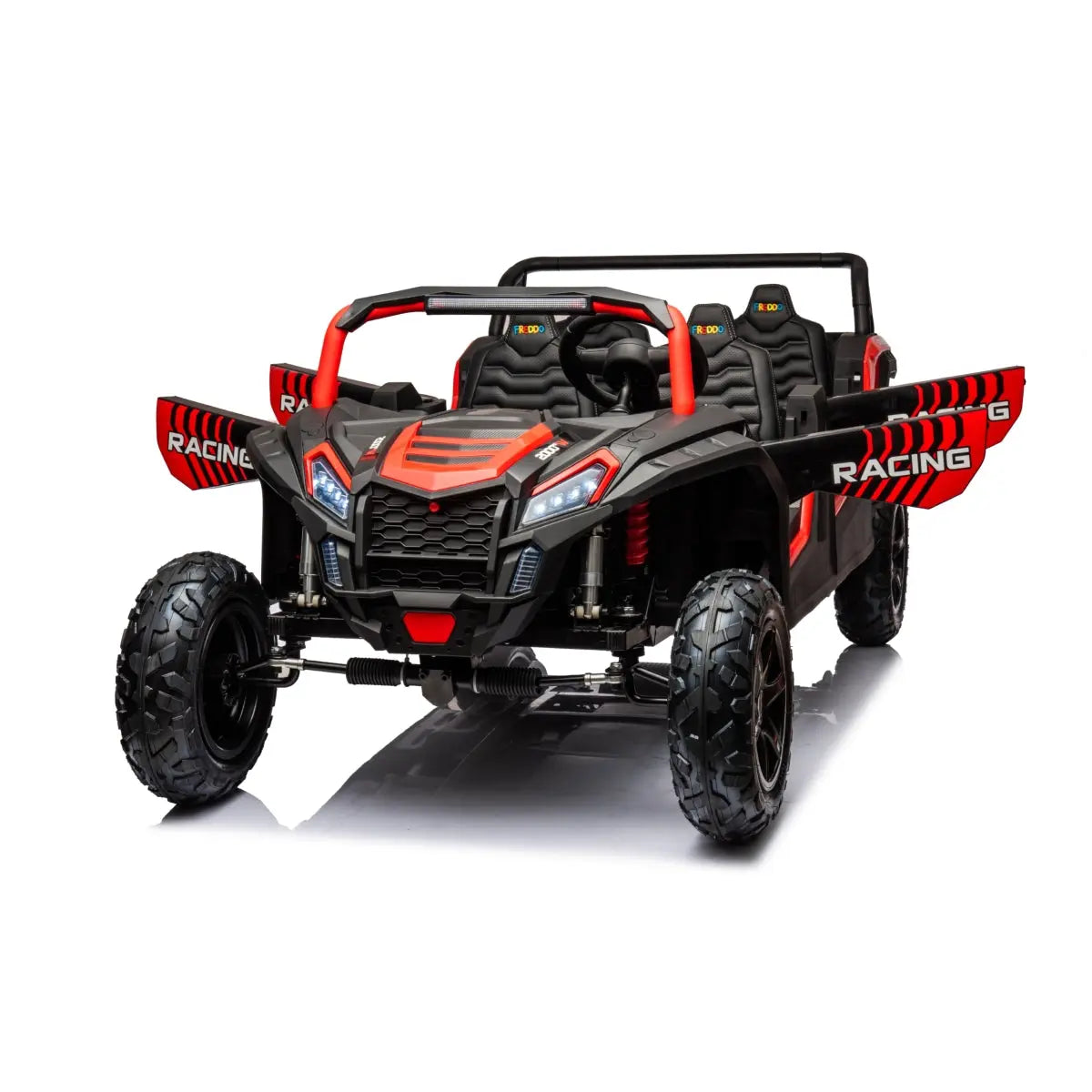 48V Freddo Beast XL: World's Fastest Kids' 4-Seater Dune Buggy with Advanced Brushless Motor & Precision Differential - BIG FRENCHIES
