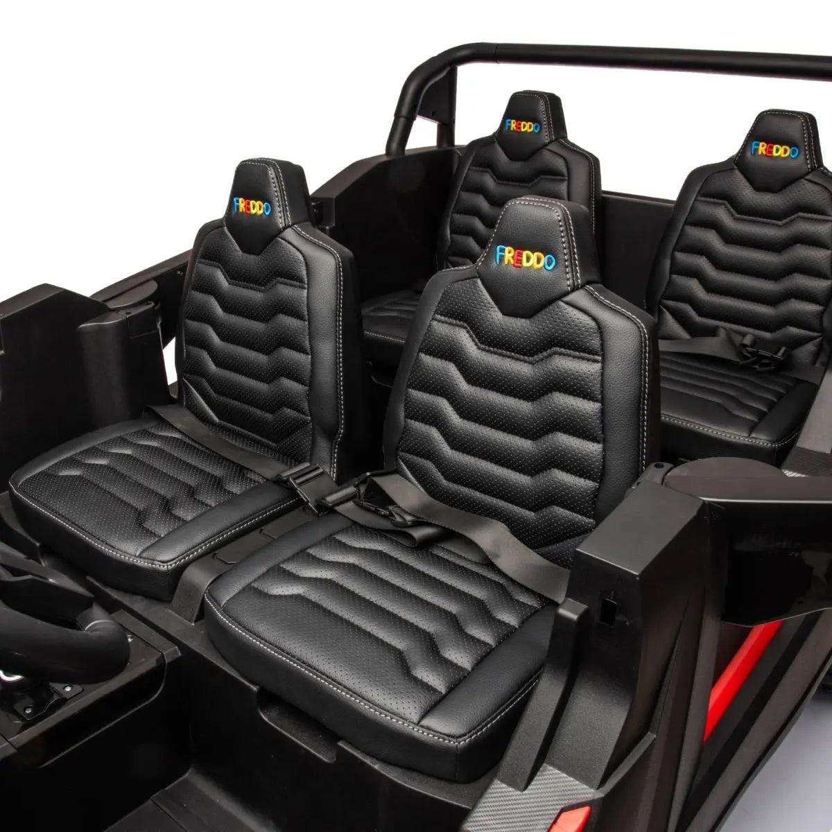 48V Freddo Beast XL: World's Fastest Kids' 4-Seater Dune Buggy with Advanced Brushless Motor & Precision Differential - BIG FRENCHIES