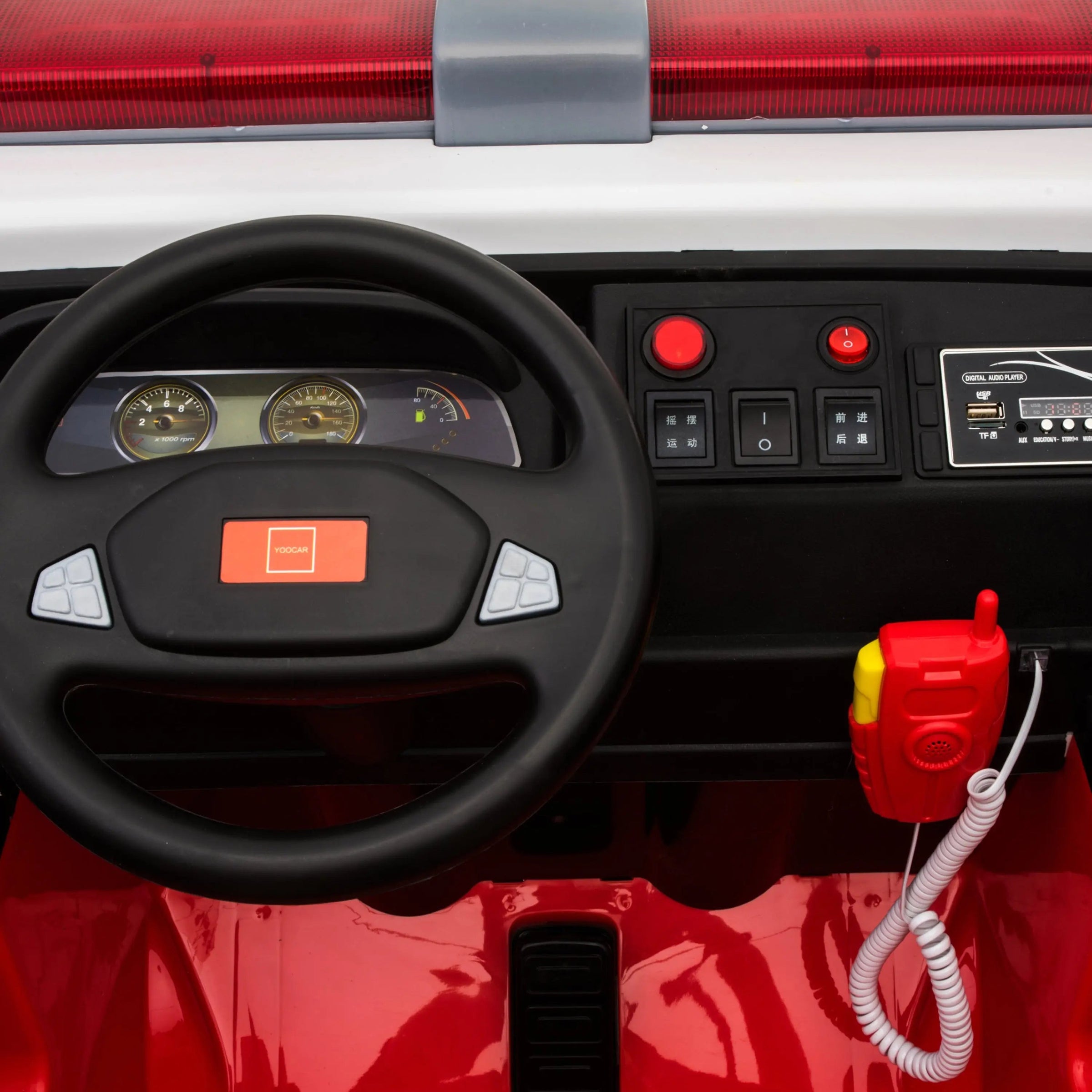 24V Freddo Fire Truck 2-Seater Ride on - BIG FRENCHIES