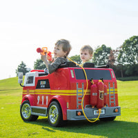 24V Freddo Fire Truck 2-Seater Ride on - BIG FRENCHIES