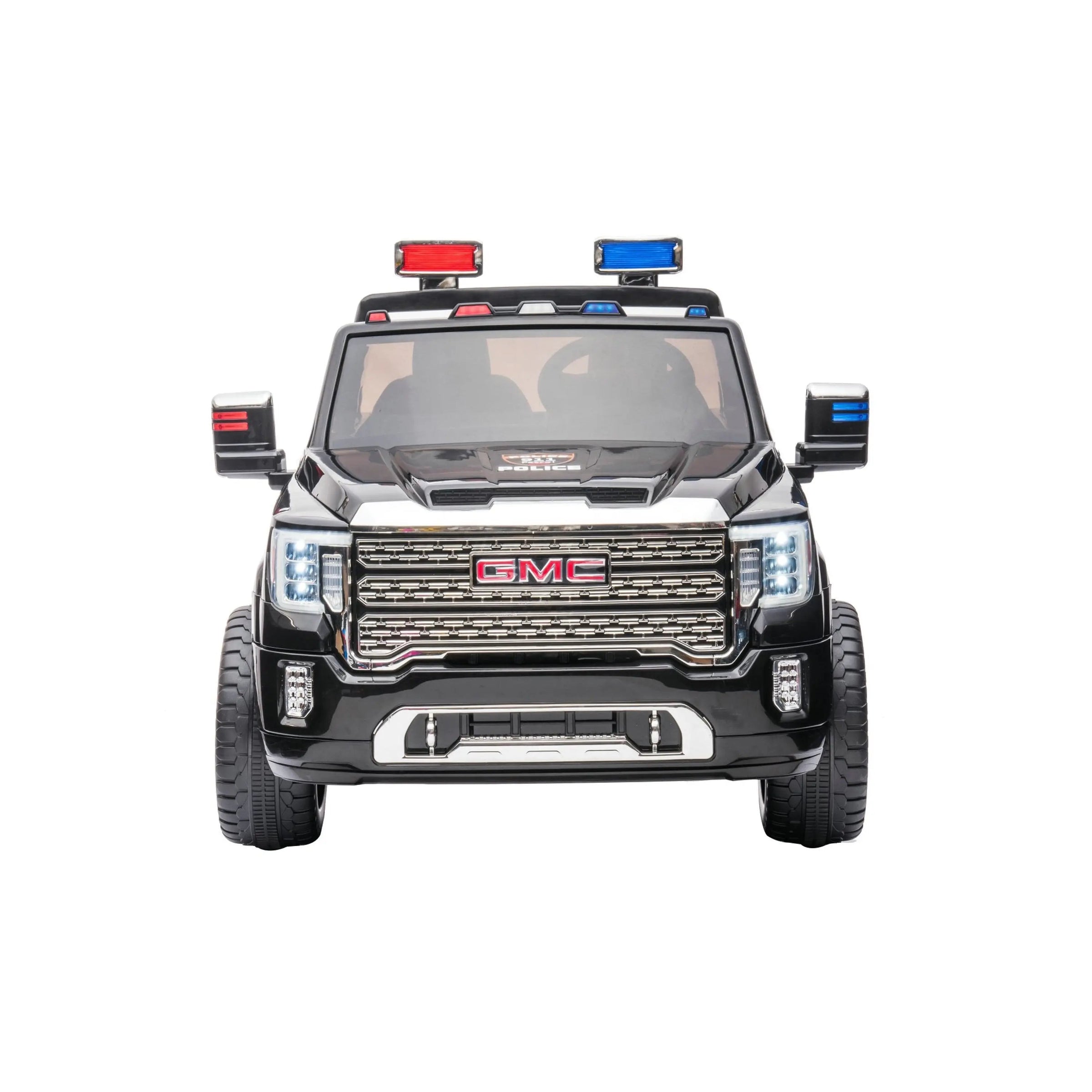 24V GMC Sierra Denali 2 Seater Police Ride-On Truck - BIG FRENCHIES