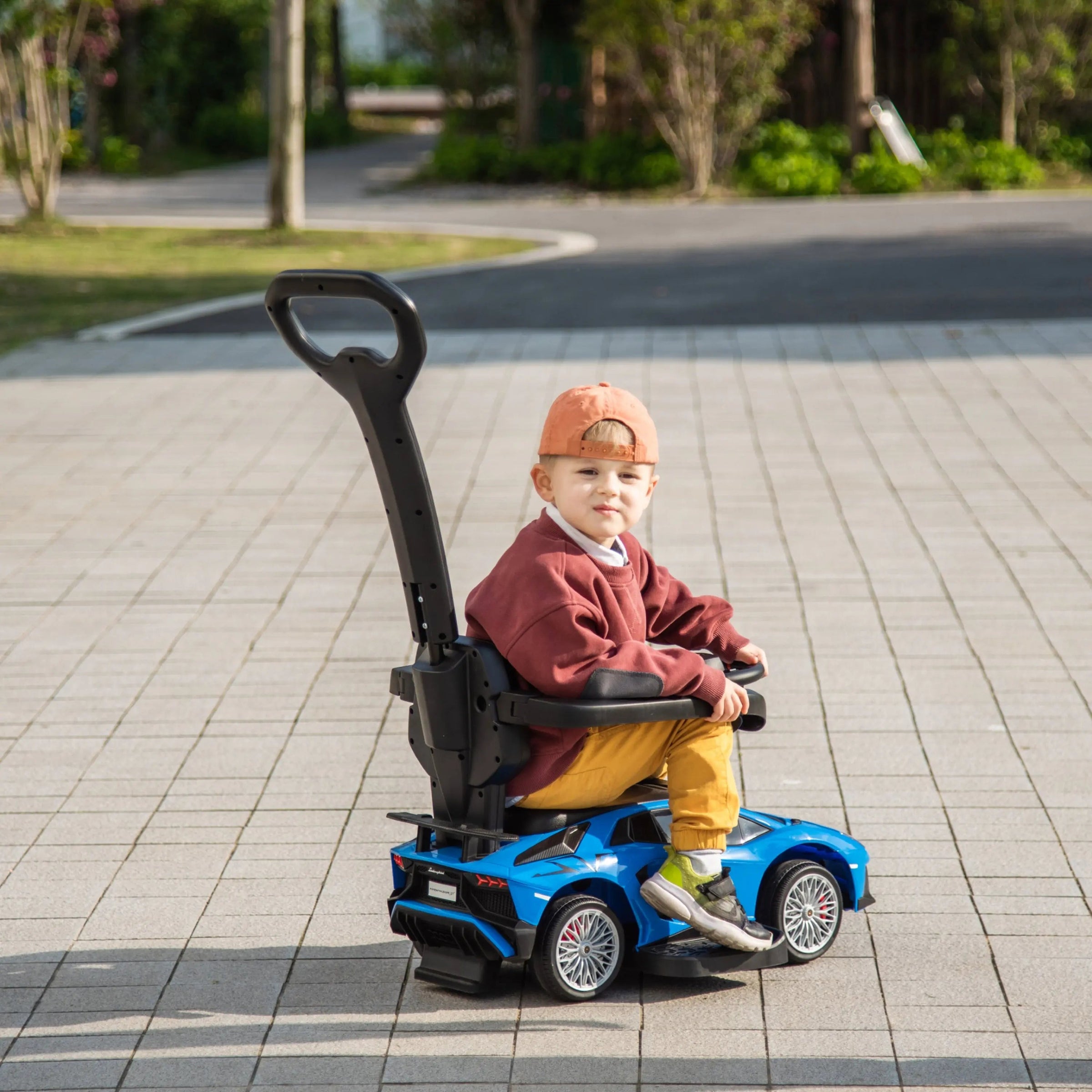 Lamborghini 3-in-1 Kids Push Ride On Toy Car - BIG FRENCHIES