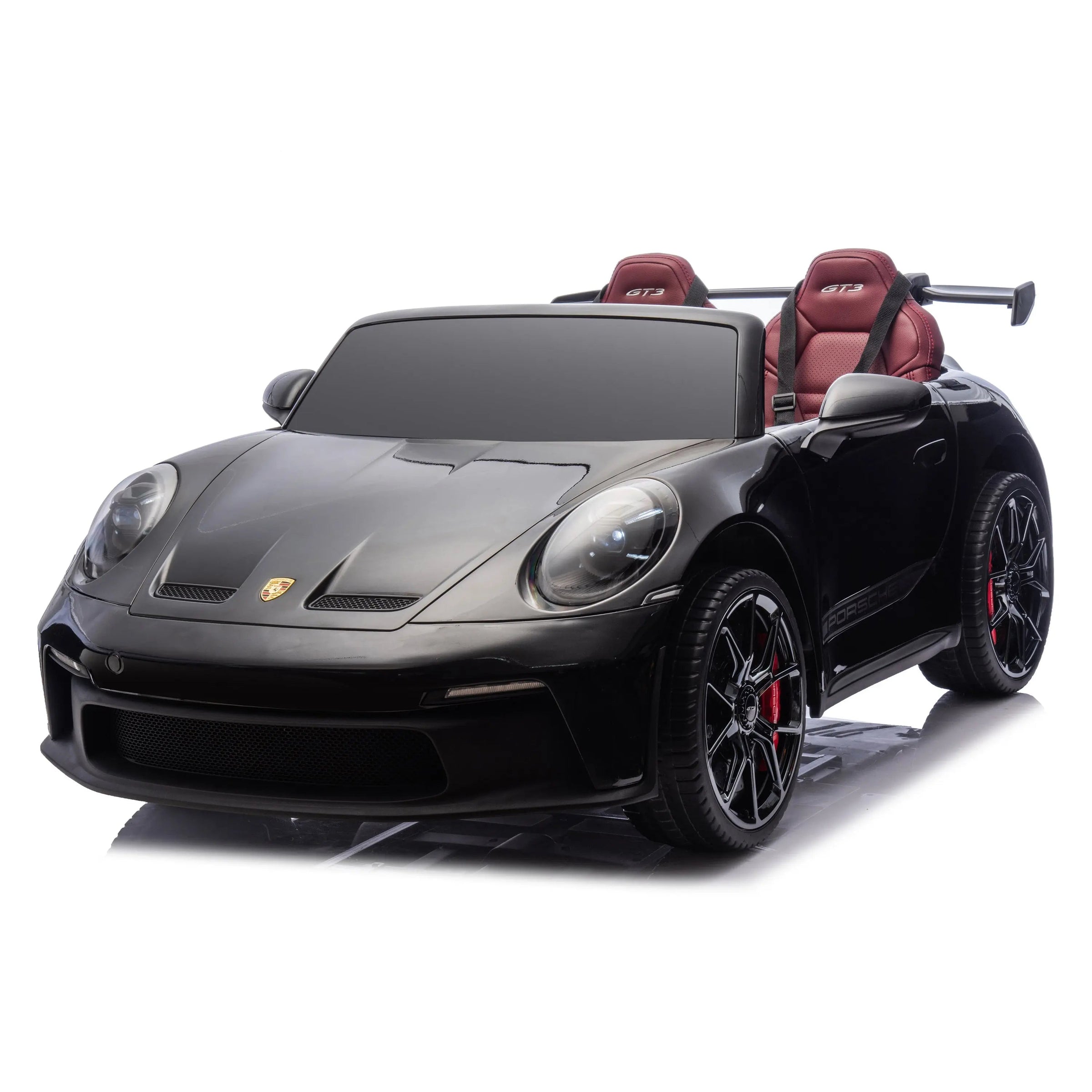 24V Porsche 911 GT3 2 Seater - NEW Silent Motor - BIG FRENCHIES
