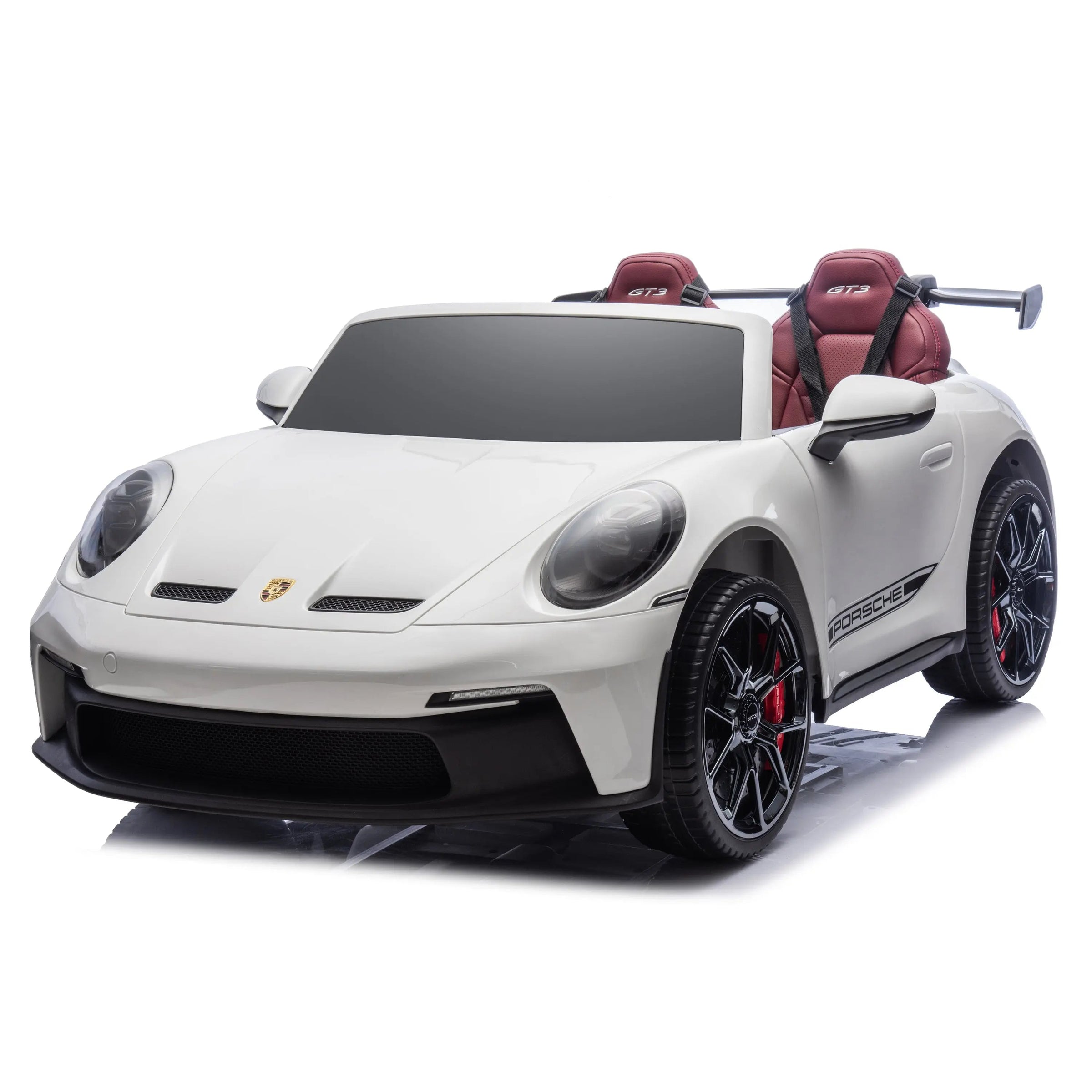 24V Porsche 911 GT3 2 Seater - NEW Silent Motor - BIG FRENCHIES