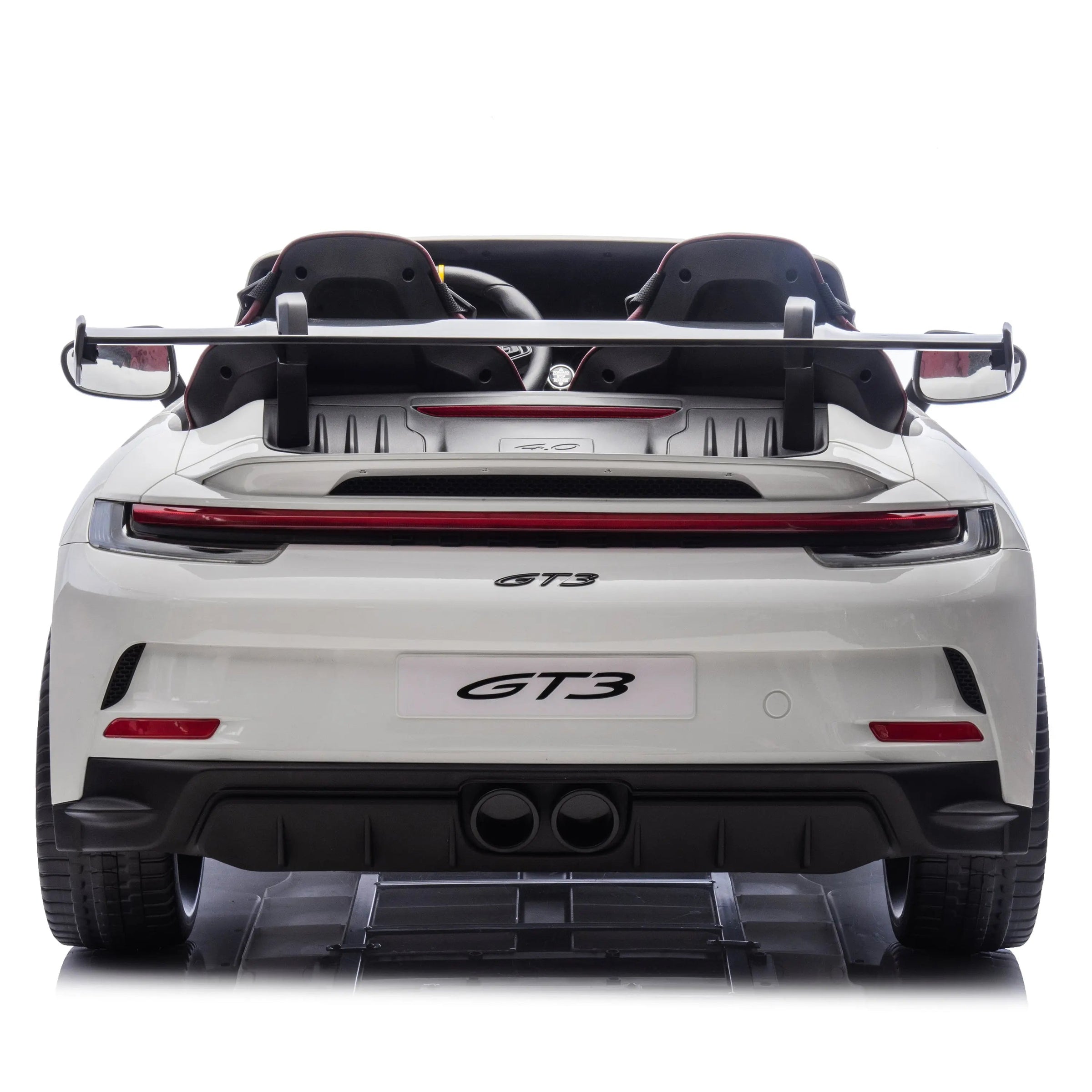 24V Porsche 911 GT3 2 Seater - NEW Silent Motor - BIG FRENCHIES