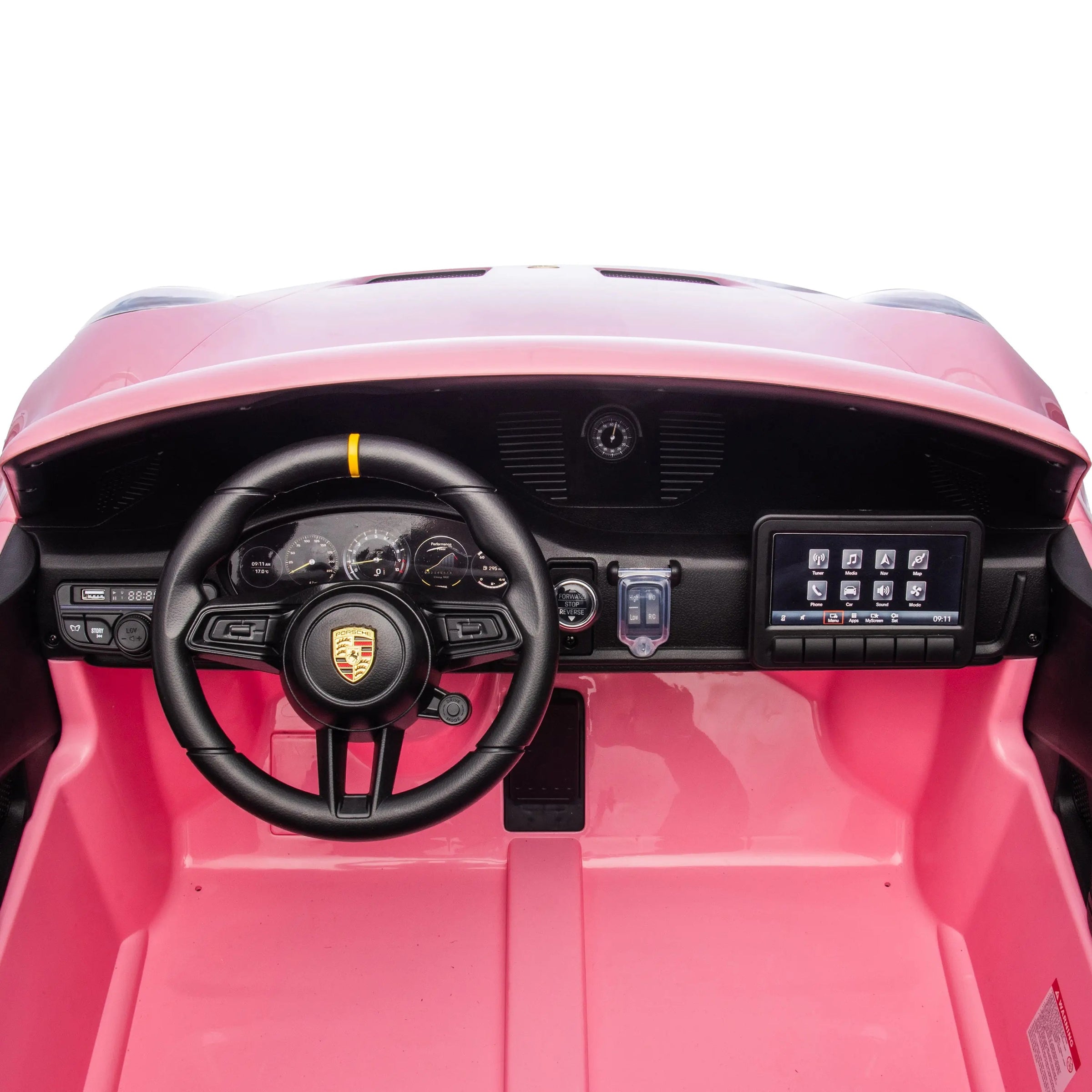 24V Porsche 911 GT3 2 Seater - NEW Silent Motor - BIG FRENCHIES