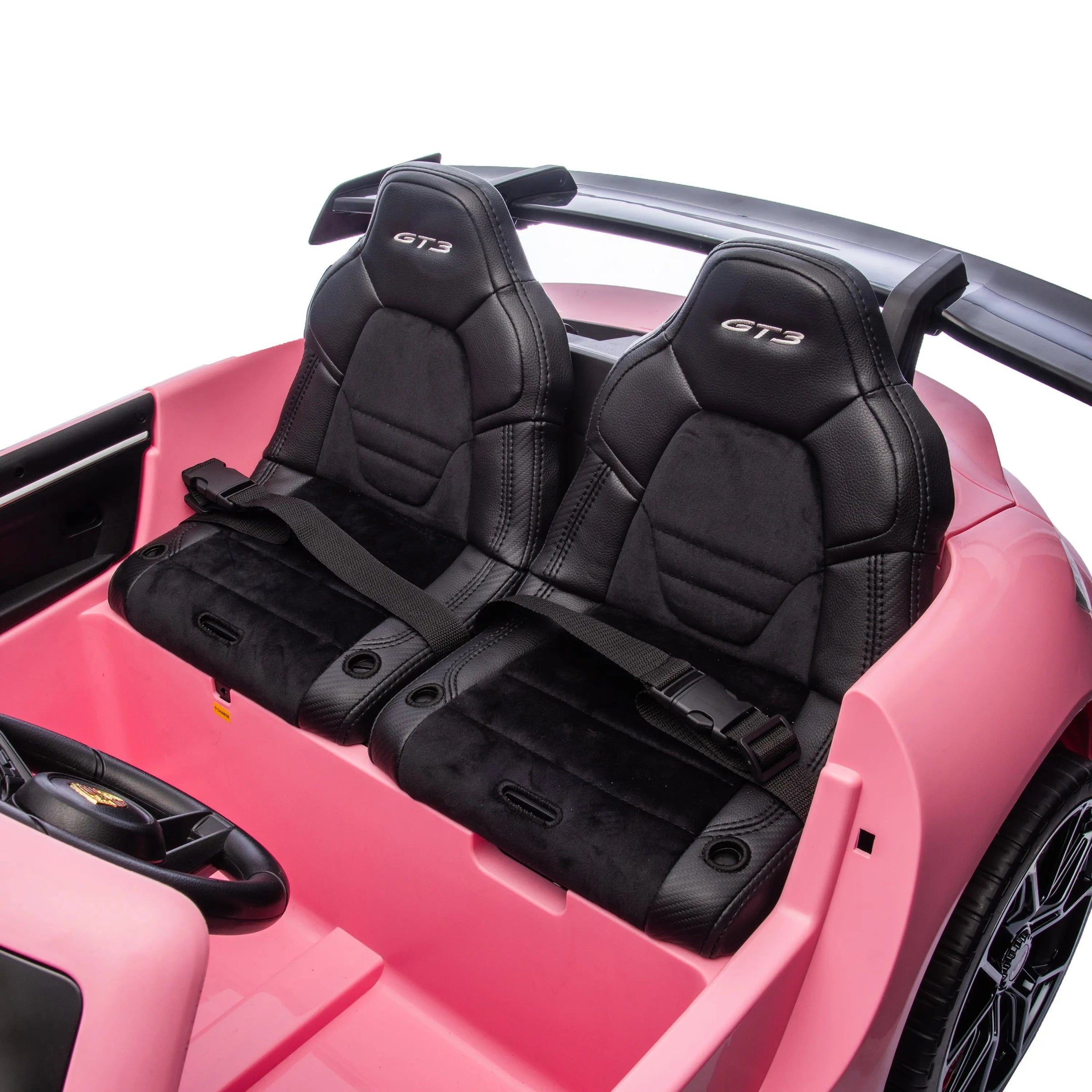 24V Porsche 911 GT3 2 Seater - NEW Silent Motor - BIG FRENCHIES