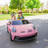 24V Porsche 911 GT3 2 Seater - NEW Silent Motor - BIG FRENCHIES