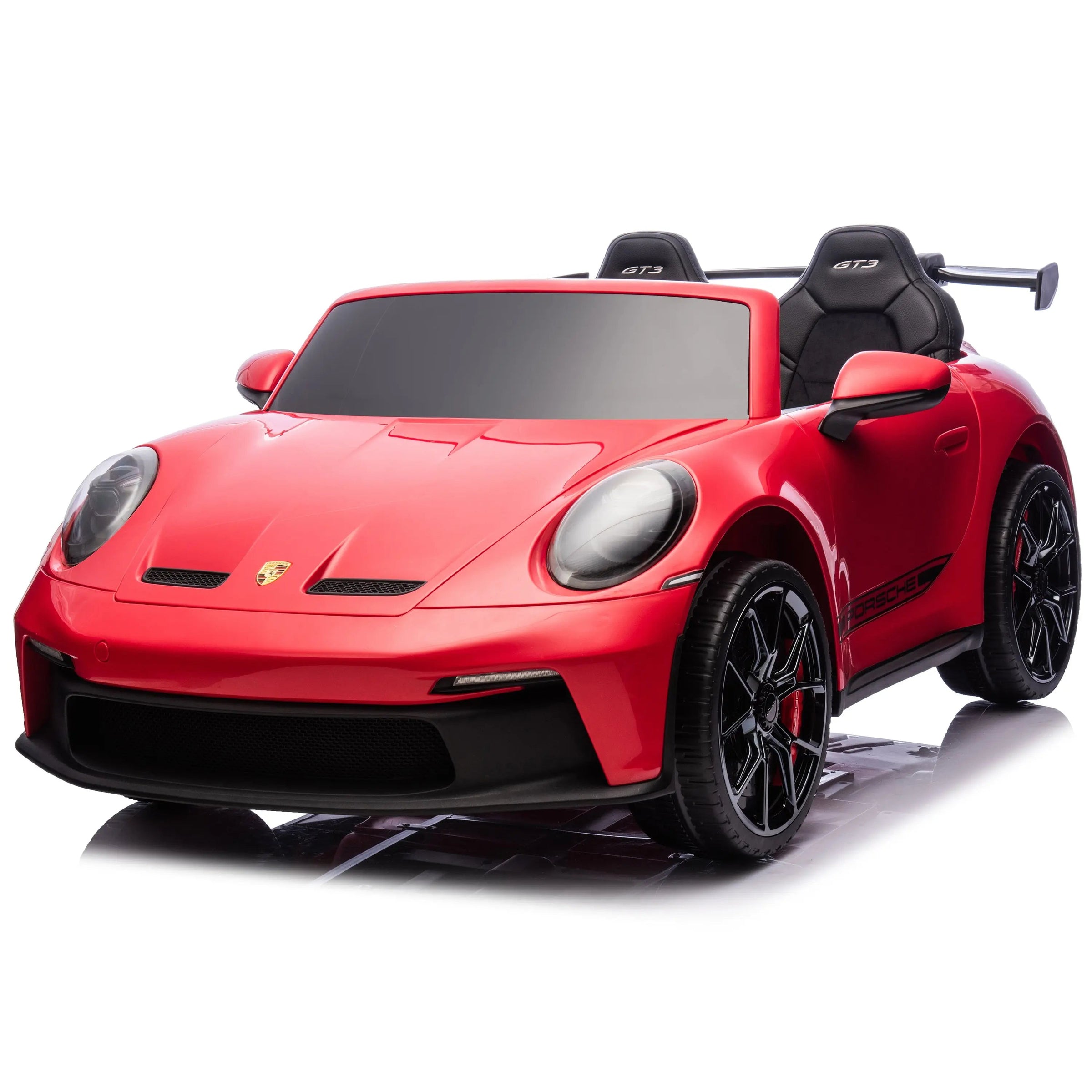 24V Porsche 911 GT3 2 Seater - NEW Silent Motor - BIG FRENCHIES