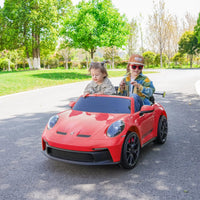 24V Porsche 911 GT3 2 Seater - NEW Silent Motor - BIG FRENCHIES