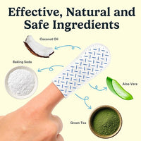 Jasper Dog Dental Wipes, Dog Finger Toothbrush Disposable, Tooth Brush Cleaning Wipes, Pet Teeth Cleaning Dental Care, 60 Count, Coconut
