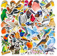100PCS Vintage Christmas Stickers - Bird