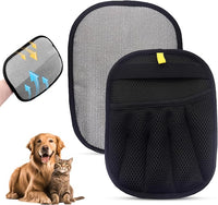 Pet Hair Removal Glove,Pet electrostatic Hair Removal Gloves, Washable Reusable Dogs Cats Hair Grooming Tools Gloves for Furniture Bed Sheets Couch Clothes Car Seat【2025 Upgraded】