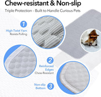Large Dog Cooling Mat 46"x36", Washable Waterproof Non-Slip, L – Essentials for Dogs - Large 46"x36" - image 3