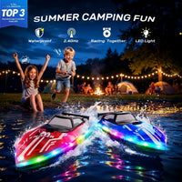 JOI MEW Remote Control Boat for Kids, RC Boat for Pool & Lake - Red - image 2