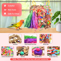 KATUMO Bird Toys, Grass Mat Foraging Climb Toy for Parakeet Cockatiel – Essentials for Birds - Colorful - image 3
