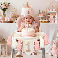 DCJHFJ First Birthday Decorations for Boy Highchair Banner One - Daisy Banner - image 2