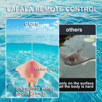 LAFALA remote control diving stingray pool toy with flapping rubber wings - view 8