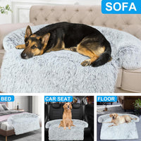 Luxurious Dog Couch Bed Protector for Dogs Pet Couch Cover Dog Sofa - XX-Large(51.1"L*41.3"W*7.1"Th) - image 3