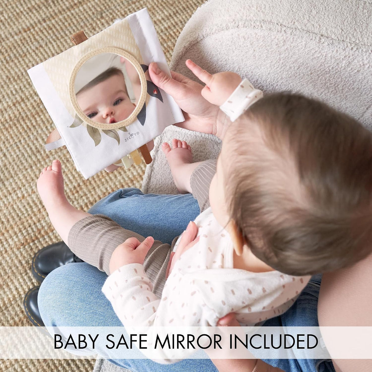 Soft Baby Book with Touch and Feel Pages - Animals - image 3