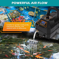 hygger Rechargeable Aquarium Pond Air Pump - 238GPH(15L/Min) - image 2