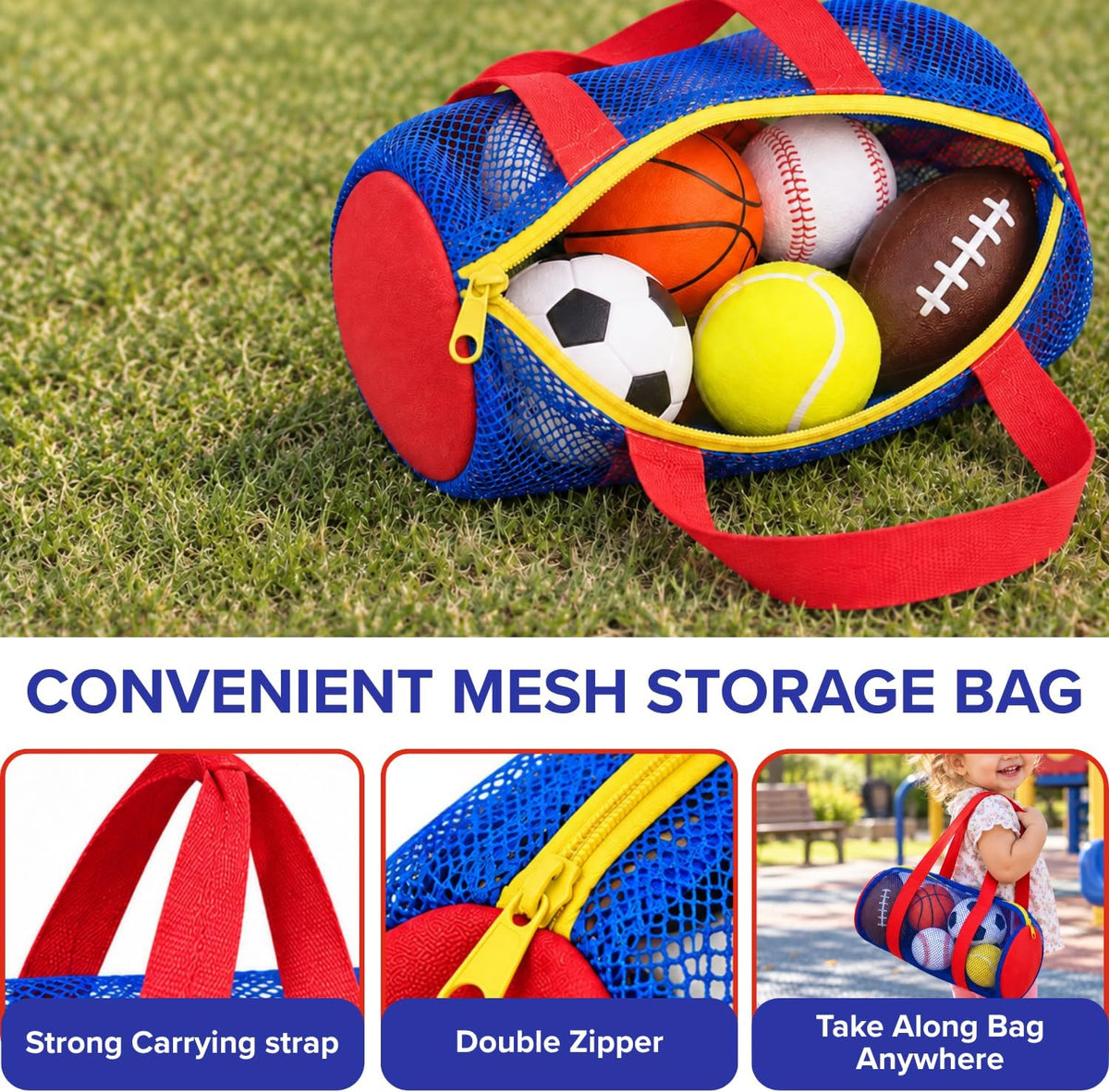 5 Pack Balls for Toddlers 1-3 - image 4