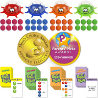 Funwares Squid Squish floor game with 4 squid domes, foam balls and challenge cards - view 3