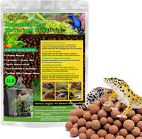 10LBS Organic Expanded Clay Balls Terrarium Substrate for Reptiles – Daily Care for Reptiles And Amphibians - 4LB