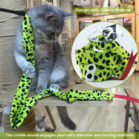 Interactive Cat Toy Wand with Catnip Mouse - 8 Pack Mouse - image 2