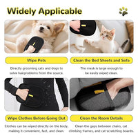 Pet Hair Remover Brush- Pet Hair Removal Glove, 4 in 1- Reusable Hair Remover Brushl with 17inch Long Handle, Electrostatic Gloves Pet hair for Furniture, Couch, Carpet