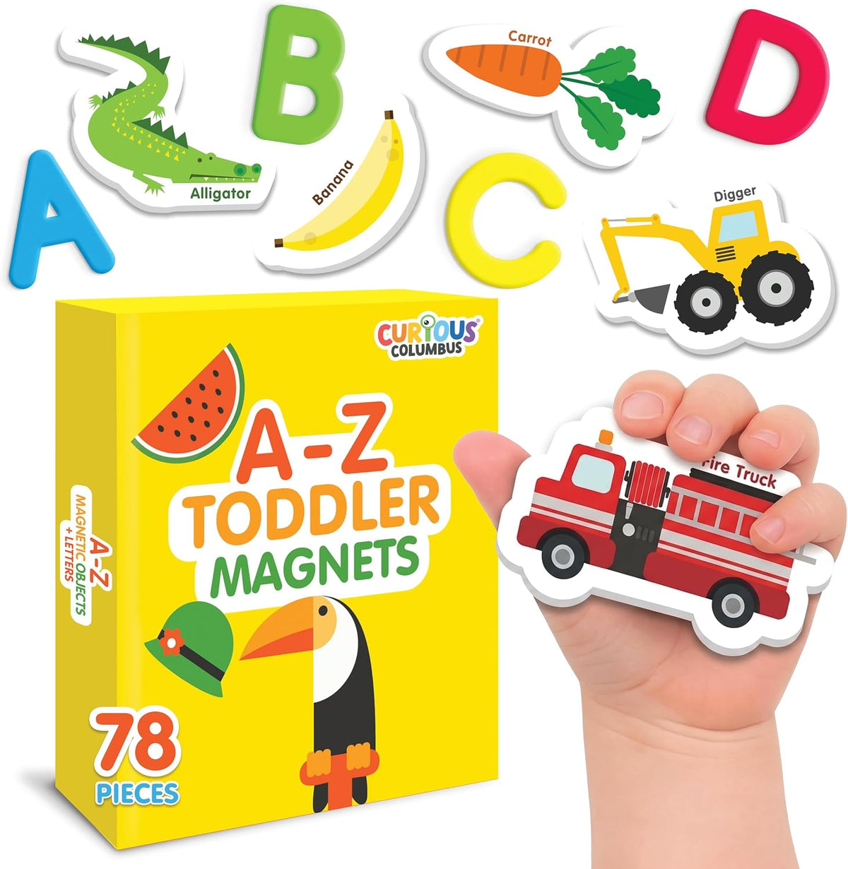 Curious Columbus Magnetic Objects and Letters