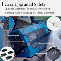 Extra Large Cat Carrier for 2 Cats - 24.0"L x 16.5"W x 16.5"H / Starry Grey - image 3