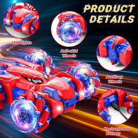 Spider Remote Control Car Headlight Double Sided Off-Road 360° - Red Single Control - image 3